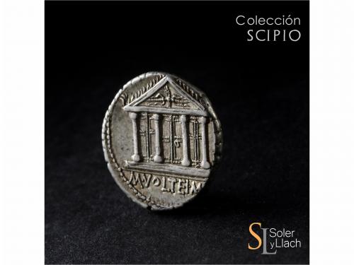 REPÚBLICA ROMANA. Denario. 78 a.C. VOLTEIA. M. Volteius M.f.