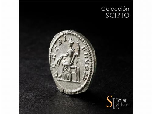 IMPERIO ROMANO. Denario. Acuñada el 196-211 d.C. JULIA DOMNA