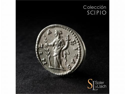 IMPERIO ROMANO. Denario. Acuñada el 196-211 d.C. JULIA DOMNA