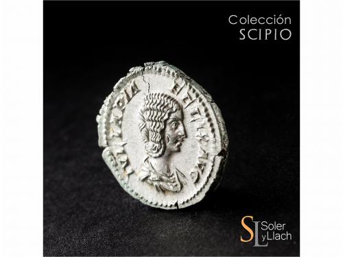 IMPERIO ROMANO. Denario. Acuñada el 196-211 d.C. JULIA DOMNA