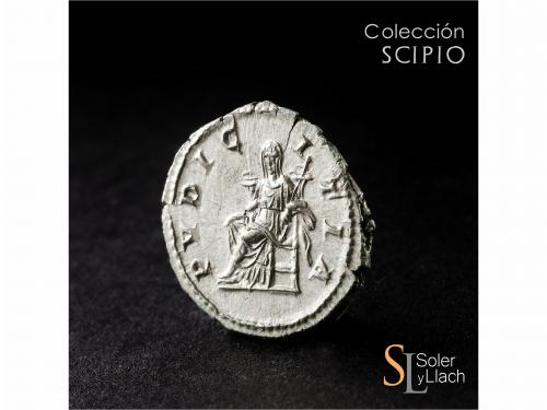 IMPERIO ROMANO. Denario. Acuñada el 196-211 d.C. JULIA DOMNA