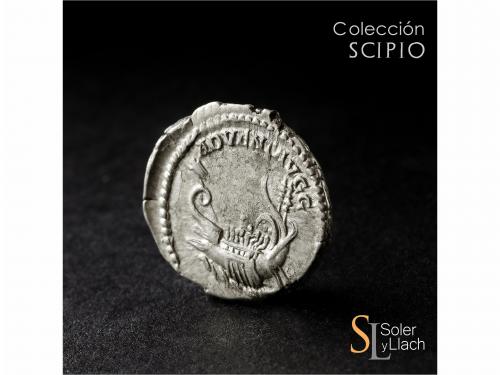 IMPERIO ROMANO. Denario. Acuñada el 201-210 d.C. CARACALLA. 