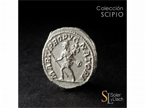 IMPERIO ROMANO. Denario. Acuñada el 210-213 d.C. CARACALLA. 