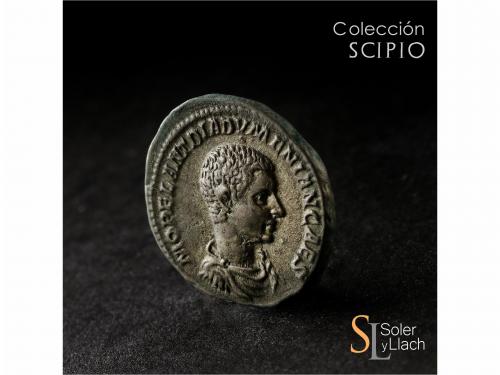 IMPERIO ROMANO. Denario. Acuñada el 218 d.C. DIADUMENIANO. A