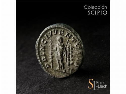 IMPERIO ROMANO. Denario. Acuñada el 218 d.C. DIADUMENIANO. A