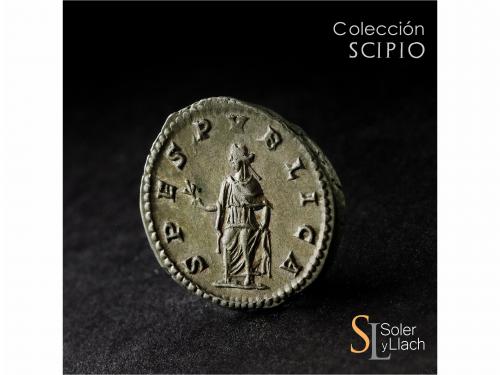 IMPERIO ROMANO. Denario. Acuñada el 218 d.C. DIADUMENIANO. A