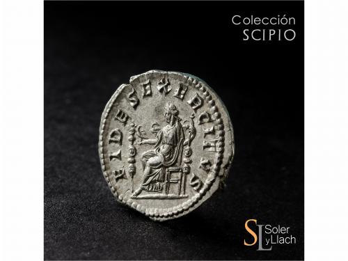 IMPERIO ROMANO. Denario. Acuñada el 218 d.C. HELIOGÁBALO. An