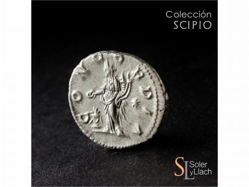 IMPERIO ROMANO. Denario. Acuñada el 220 d.C. AQUILIA SEVERA.