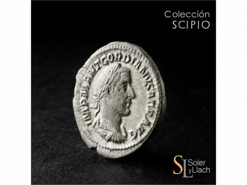 IMPERIO ROMANO. Denario. Acuñada el 238 d.C. GORDIANO I. Anv