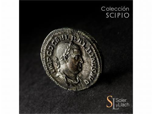 IMPERIO ROMANO. Denario. Acuñada el 238 d.C. BALBINO. Anv.: 