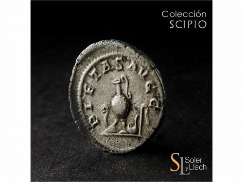 IMPERIO ROMANO. Denario. Acuñada el 238-244 d.C. GORDIANO II