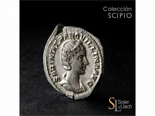 IMPERIO ROMANO. Denario. Acuñada el 241 d.C. TRANQUILINA. An