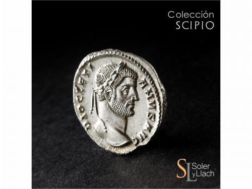 IMPERIO ROMANO. Argénteo o Silícua. Acuñada el 294 d.C. DIOC