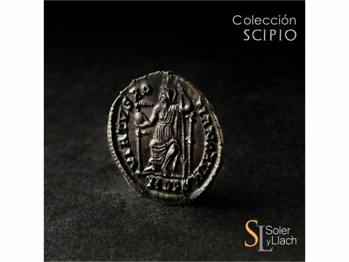 IMPERIO ROMANO. Silícua. Acuñada el 387-388 d.C. FLAVIO VÍCT