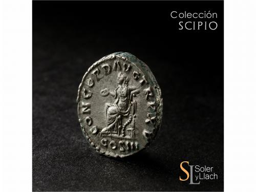 IMPERIO ROMANO. Denario. Acuñada el 161-162 d.C. MARCO AUREL