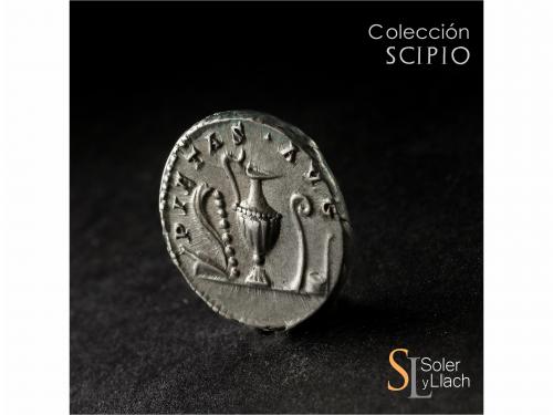 IMPERIO ROMANO. Denario. Acuñada el 140-144 d.C. MARCO AUREL