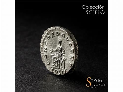 IMPERIO ROMANO. Denario. Acuñada el 161-162 d.C. LUCIO VERO.