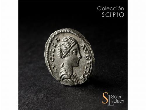 IMPERIO ROMANO. Denario. Acuñada el 182 d.C. LUCILLA. Anv.: 