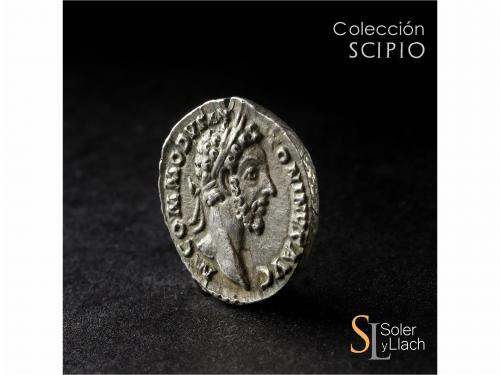 IMPERIO ROMANO. Denario. Acuñada el 180-183. COMODO. Anv.: M