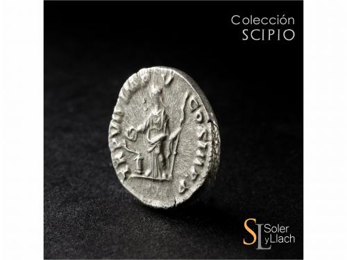 IMPERIO ROMANO. Denario. Acuñada el 180-183. COMODO. Anv.: M