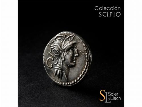 REPÚBLICA ROMANA. Denario. 91 a.C. JUNIA. D. Junius Silanus 