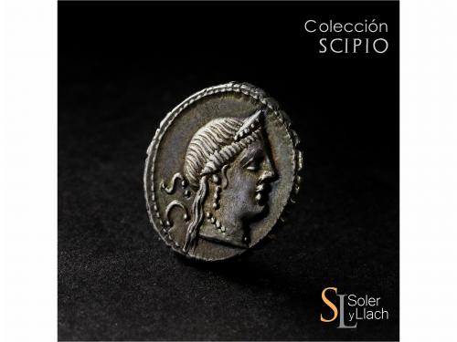 REPÚBLICA ROMANA. Denario. 79 a.C. NAEVIA. C. Naevius Balbus