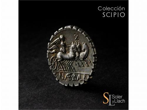 REPÚBLICA ROMANA. Denario. 79 a.C. NAEVIA. C. Naevius Balbus