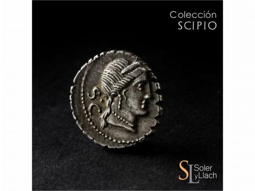 REPÚBLICA ROMANA. Denario. 79 a.C. NAEVIA. C. Naevius Balbus