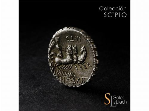 REPÚBLICA ROMANA. Denario. 79 a.C. NAEVIA. C. Naevius Balbus