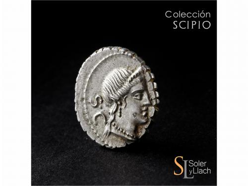 REPÚBLICA ROMANA. Denario. 79 a.C. NAEVIA. C. Naevius Balbus