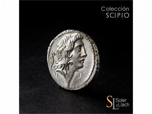 REPÚBLICA ROMANA. Denario. 69 a.C. PLAETORIA. M. Plaetorius 