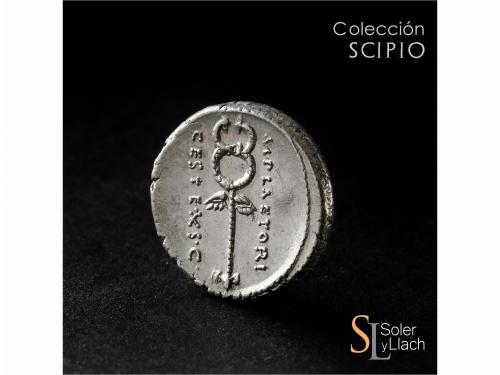 REPÚBLICA ROMANA. Denario. 69 a.C. PLAETORIA. M. Plaetorius 