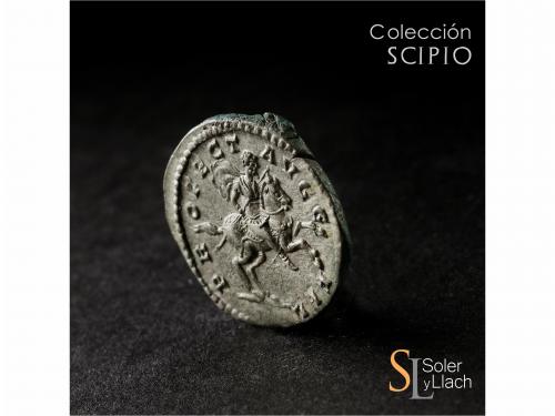 IMPERIO ROMANO. Denario. Acuñada el 193-211 d.C. SEPTIMIO SE