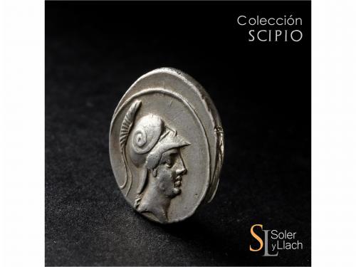 IMPERIO ROMANO. Denario. Acuñada el 29-27 a.C. OCTAVIO. Anv.