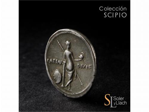 IMPERIO ROMANO. Denario. Acuñada el 32-29 a.C. OCTAVIO. Anv.