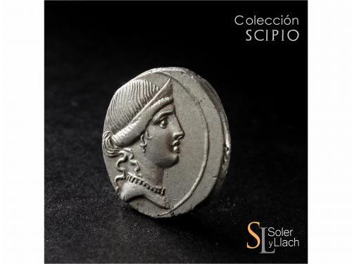 IMPERIO ROMANO. Denario. Acuñada el 32-29 a.C. OCTAVIO. Anv.