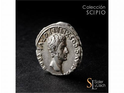 IMPERIO ROMANO. Denario. Acuñada el 18-16 a.C. AUGUSTO. COLO