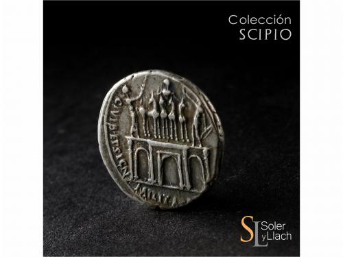 IMPERIO ROMANO. Denario. Acuñada el 18-16 a.C. AUGUSTO. COLO