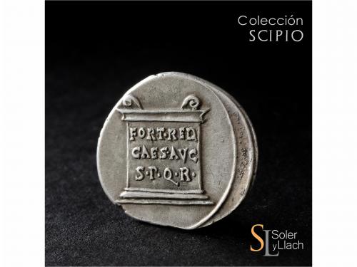 IMPERIO ROMANO. Denario. Acuñada el 20-19 a.C. AUGUSTO. COLO