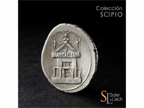 IMPERIO ROMANO. Denario. Acuñada el 29-27 a.C. OCTAVIO. Anv.