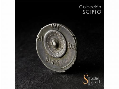 IMPERIO ROMANO. Denario. Acuñada el 27 a.C. AUGUSTO. Anv.: B