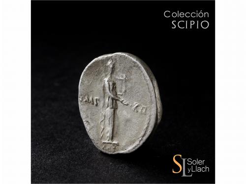 IMPERIO ROMANO. Denario. Acuñada el 11-10 a.C. AUGUSTO. LUGD