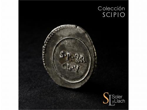 IMPERIO ROMANO. Denario. Acuñada el 19-18 a.C. AUGUSTO. CAES