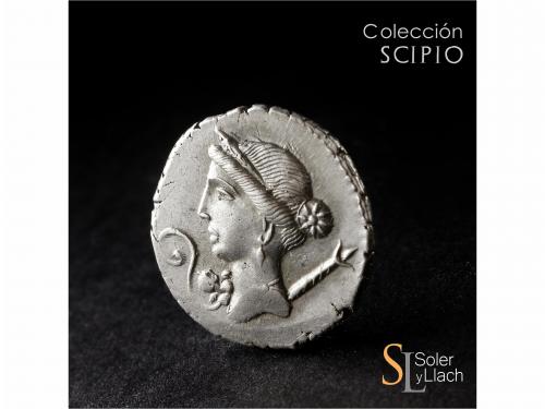 IMPERIO ROMANO. Denario. Acuñada el 44 a.C. JULIO CÉSAR. GAL