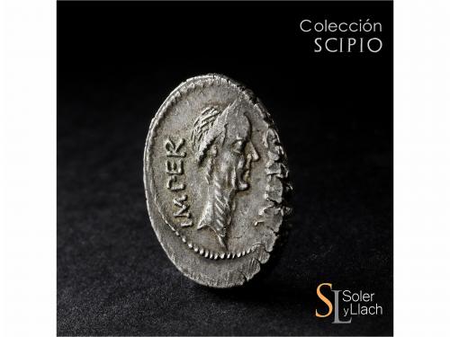 IMPERIO ROMANO. Denario. Acuñada el 44 a.C. JULIO CÉSAR. M. 