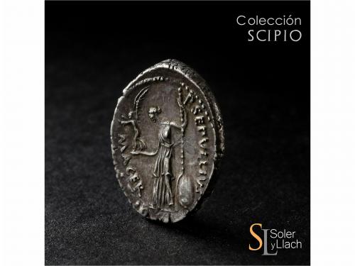 IMPERIO ROMANO. Denario. Acuñada el 44 a.C. JULIO CÉSAR. P. 