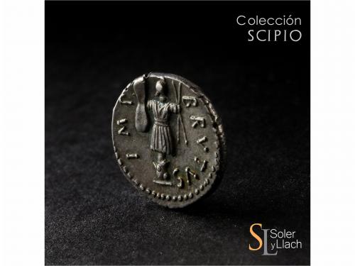 IMPERIO ROMANO. Denario. Acuñada el 43-42 a.C. BRUTO. Pedani