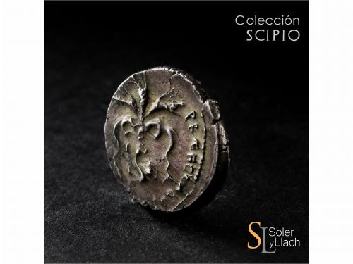 IMPERIO ROMANO. Denario. Acuñada el 42-40 a.C. SEXTO POMPEYO