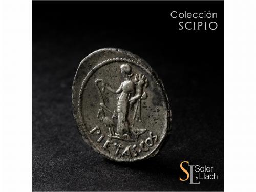 IMPERIO ROMANO. Denario. Acuñada el 41 a.C. MARCO ANTONIO. C