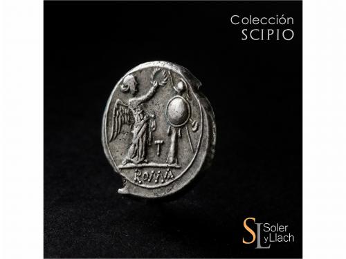 REPÚBLICA ROMANA. Victoriato. Acuñada el 211 a.C. ANÓNIMO. R